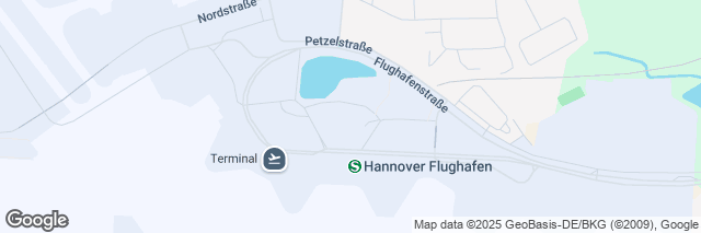 Google Maps Hanover Airport Langenhagen, Flughafenstr./Mietwagenzentrum, Hannover, 30669, Germany